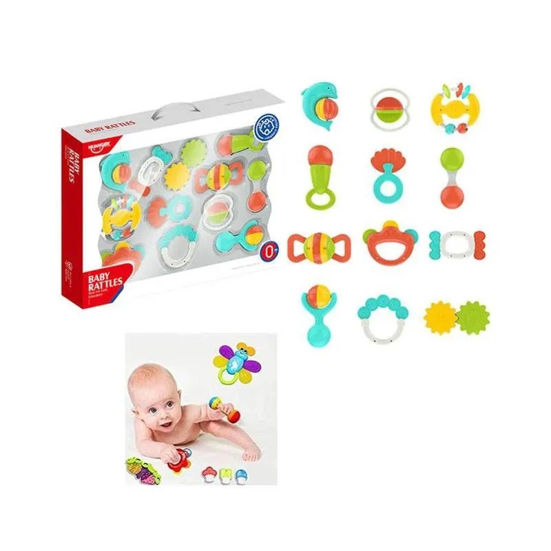 Set Premium de Sonajeros y Mordedores Sensoriales (HE0149)