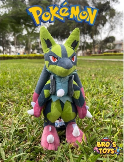Peluche de Mega Lucario Shiny Pokémon (Sinnoh) – Coleccionable | Alta Calidad (PK0315)