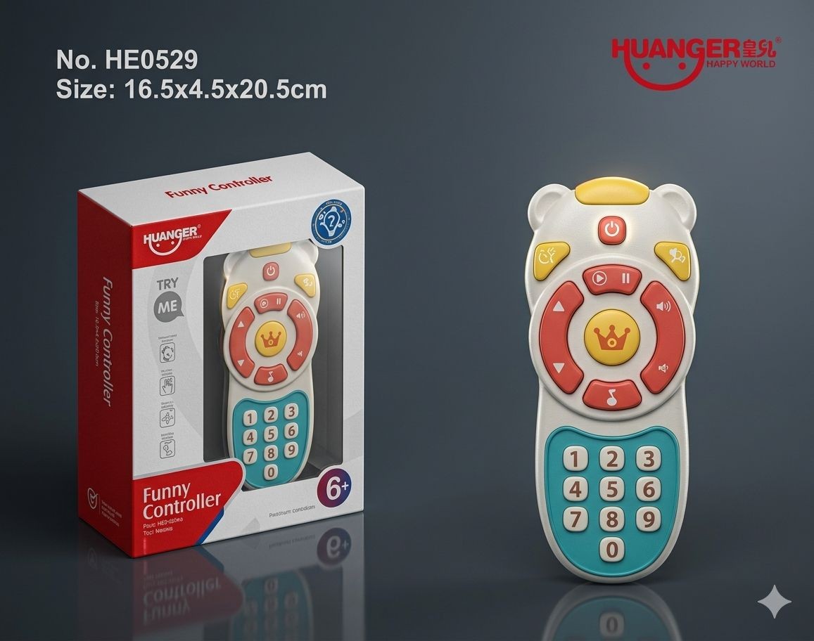 Control Remoto / Mando Musical Interactivo para Bebé (HE0529)