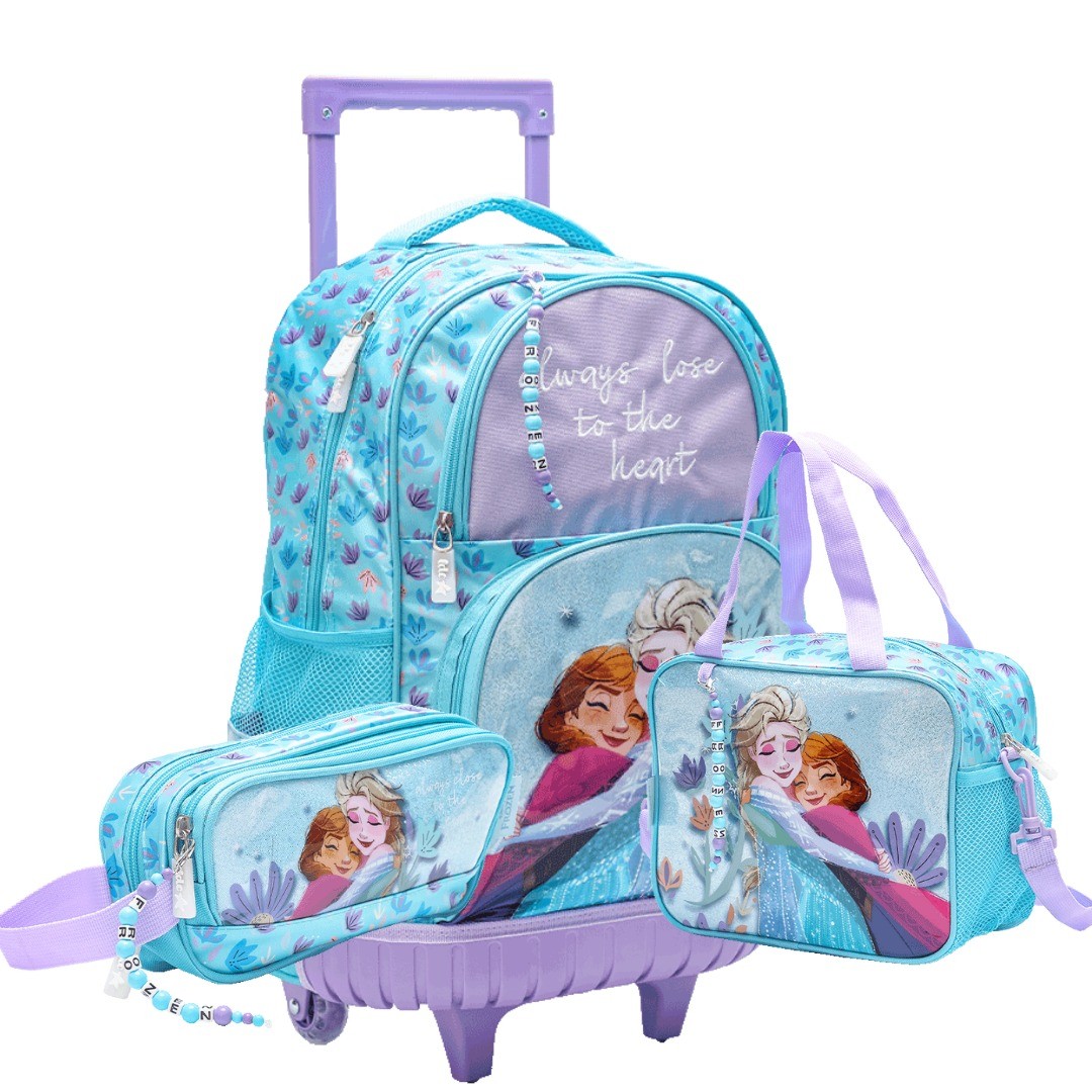 PACK DE MOCHILA  LONCHERA Y CARTUCHERA FROZEN