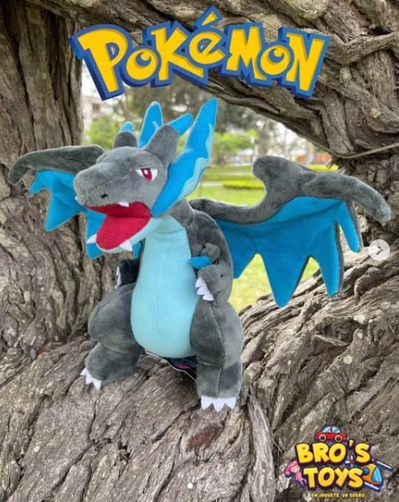 Peluche Pokémon Charizard X ( PK0094)