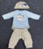Body Azul con Rallas