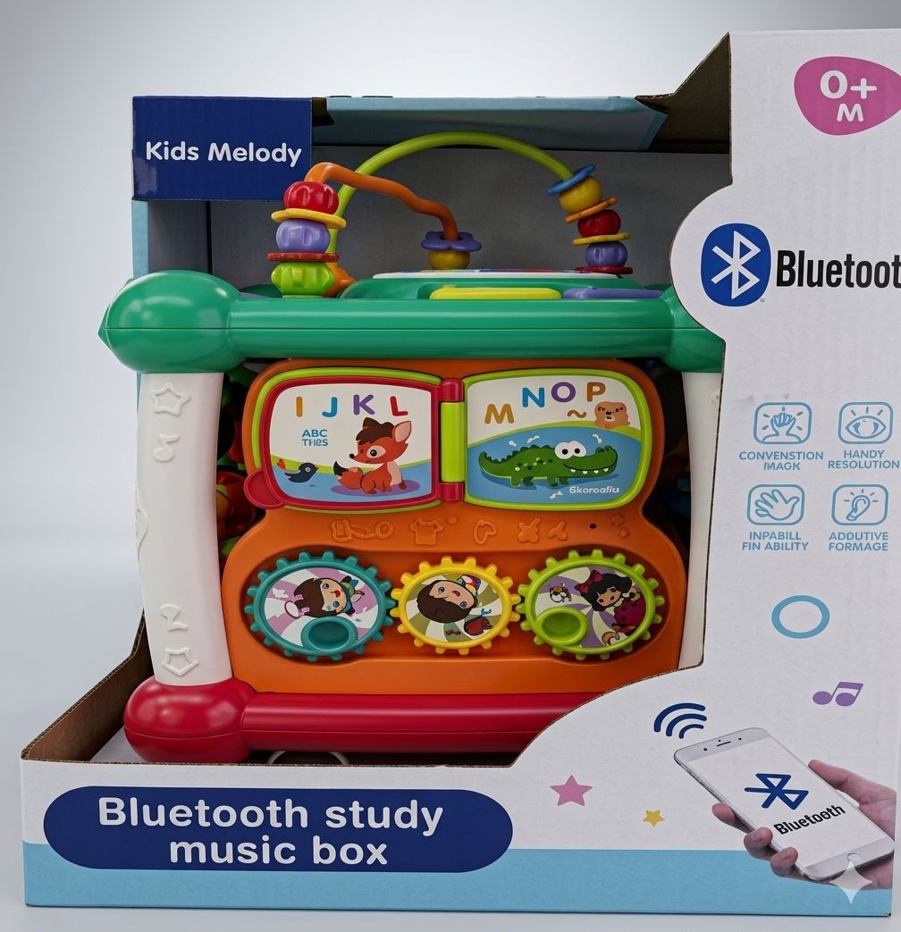 Cubo de Actividades Didáctico Musical con Conexión Bluetooth - Kids Melody (9933)