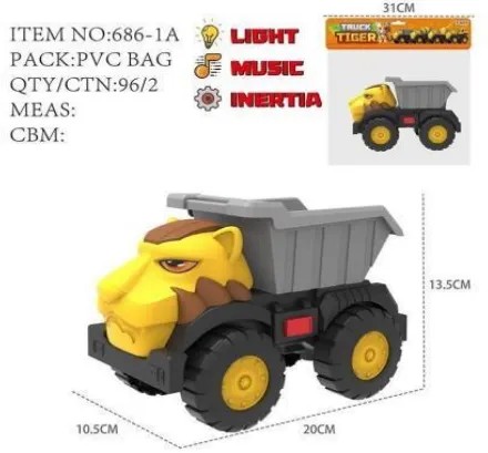Mini carro constructor leon (686-1A)