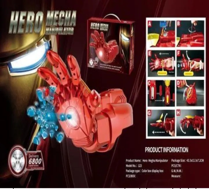 Set mano de Iron Man (123)