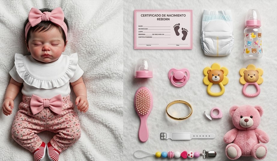 Bebe Realista Maria JK Reborn (W-08)