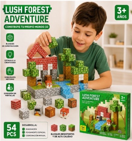 Bloques De Construcción : Lush Forest Adventure (FD136-46)