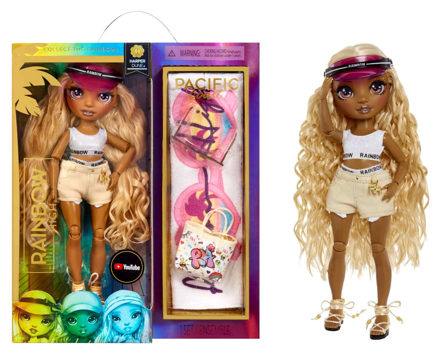 LOL Muñeca Sorpresa - Fashion Rainbow High Harper Dune