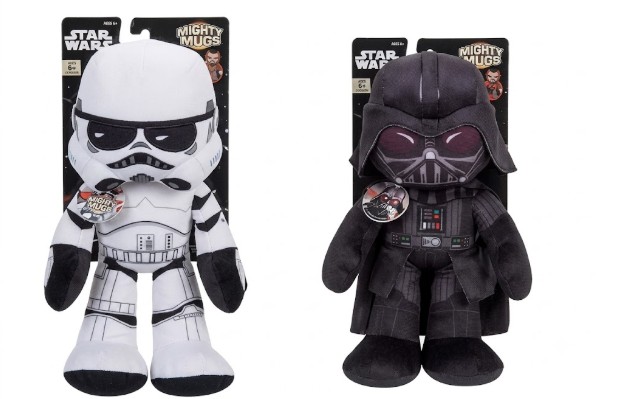 Peluches de Colección Star Wars Mighty Muggs: Darth Vader y Stormtrooper