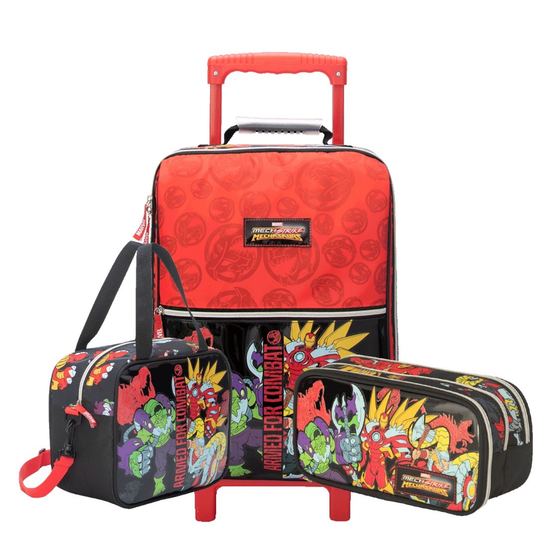 PACK DE MOCHILA  LONCHERA Y CARTUCHERA AVENGERS