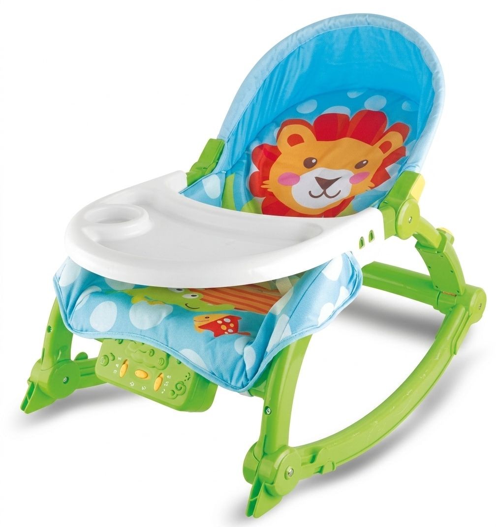 Silla Mecedora y Asiento Comedor 2 en 1 para Bebé (3689-WYZB)
