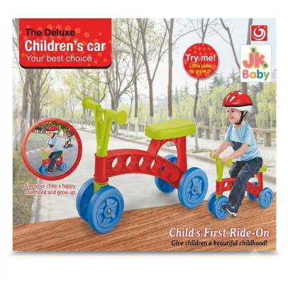 Correpasillos "Mi Primer Carrito" JK Baby - Vehículo de Aprendizaje de 4 Ruedas