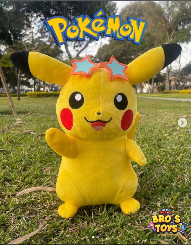 Peluche Pokémon Pikachu Playero (PK0186)