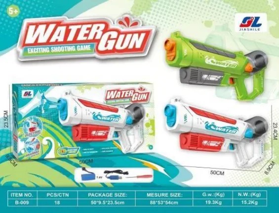 Pistola lanza agua Water gun Verde (B-009)