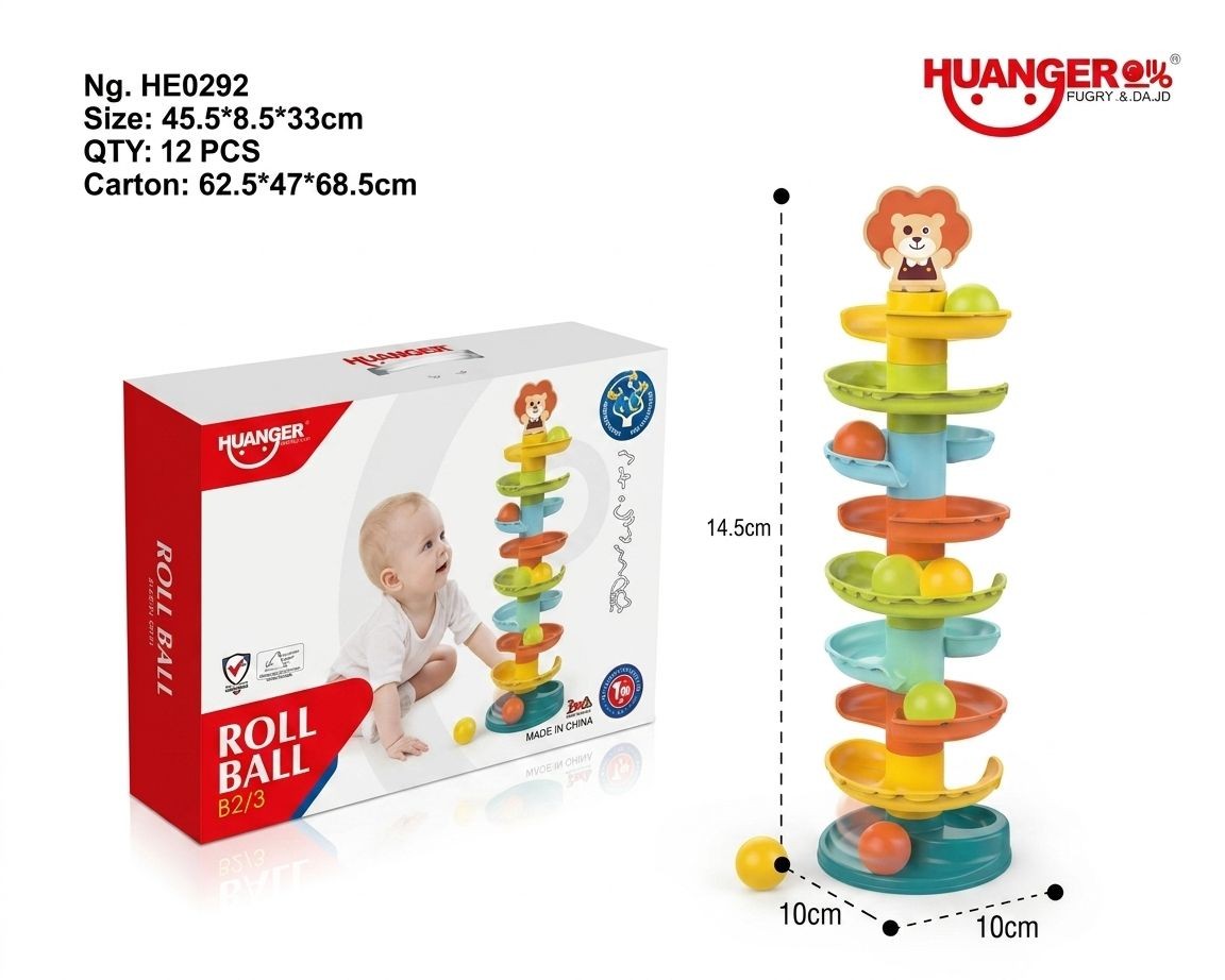 Circuito Torre de Bolitas "Roll Ball" Multiestación - Diseño León-Huanger (HE0292)