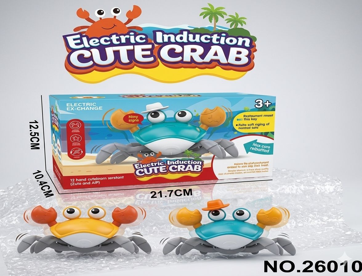 Cangrejo Interactivo Escurridizo con Sensor de Movimiento - Cute Crab (26010)