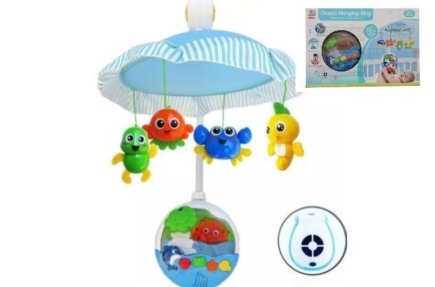Móvil Musical con Luces y Sonidos Acuario (WS6807)