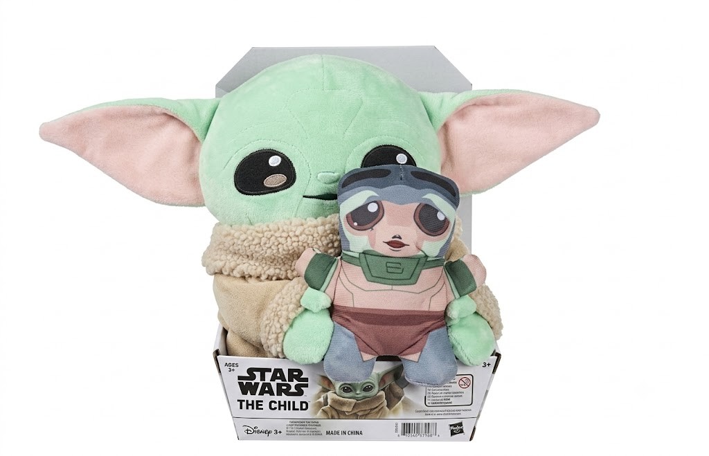 Peluche Star Wars "The Child" (Grogu) con Rana de Sorgan - Edición Oficial Hasbro (HXV50)