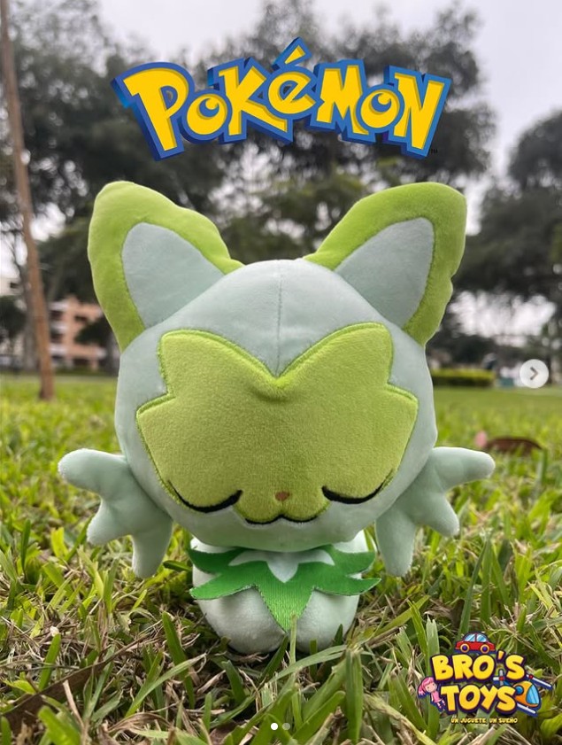 Peluche Pokémon Sprigatito Dormido (PK0147)