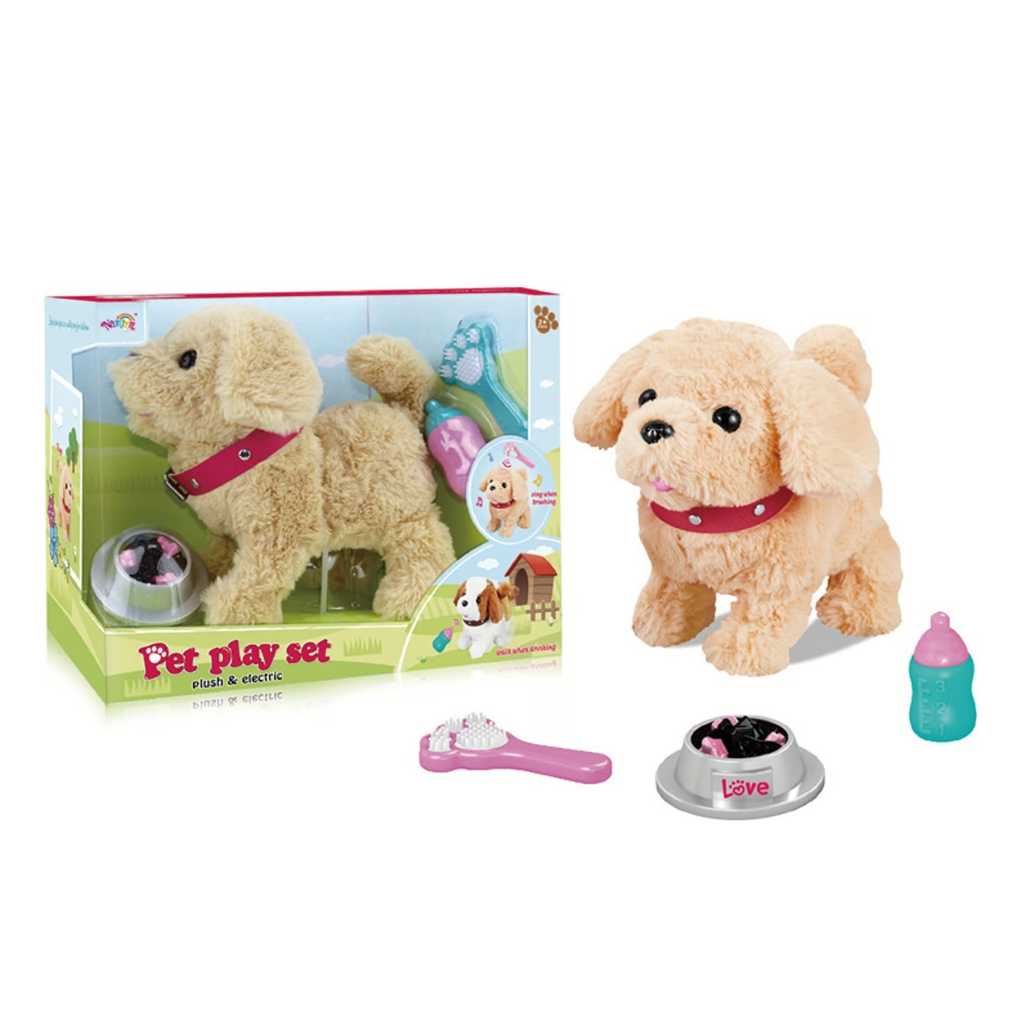 Peluche en forma de Perro con sonidos y movimientos ( T880-2)